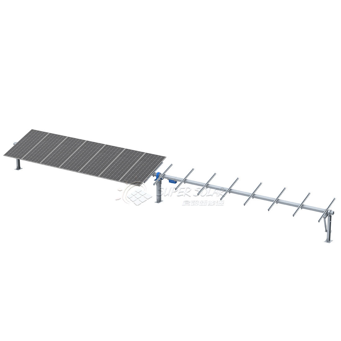 Single Axis Solar Tracker System Increase Energy Efficiency By 25